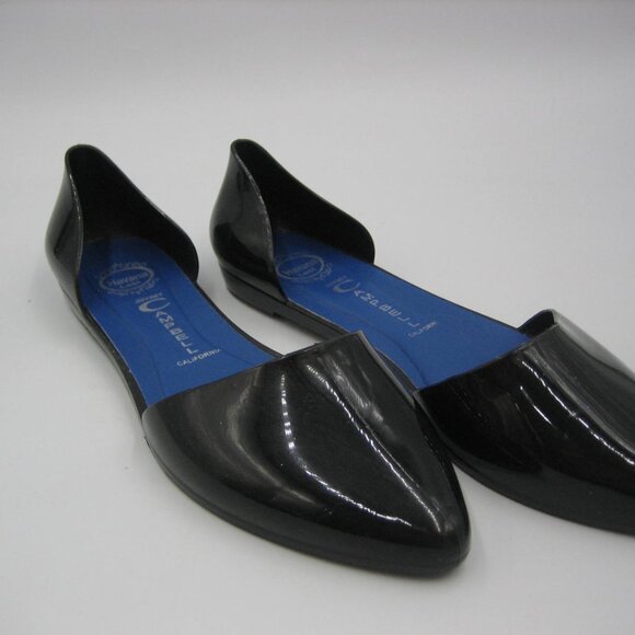 Jeffrey Campbell Havana Last D'Orsay Black Slip-On Pointy Flats Size 7 - Picture 1 of 12